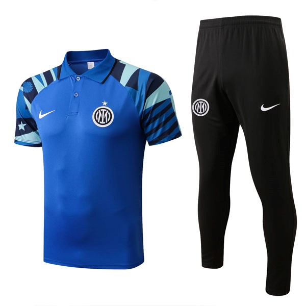 Polo Inter Milan Conjunto Completo 2022 2023 Azul
